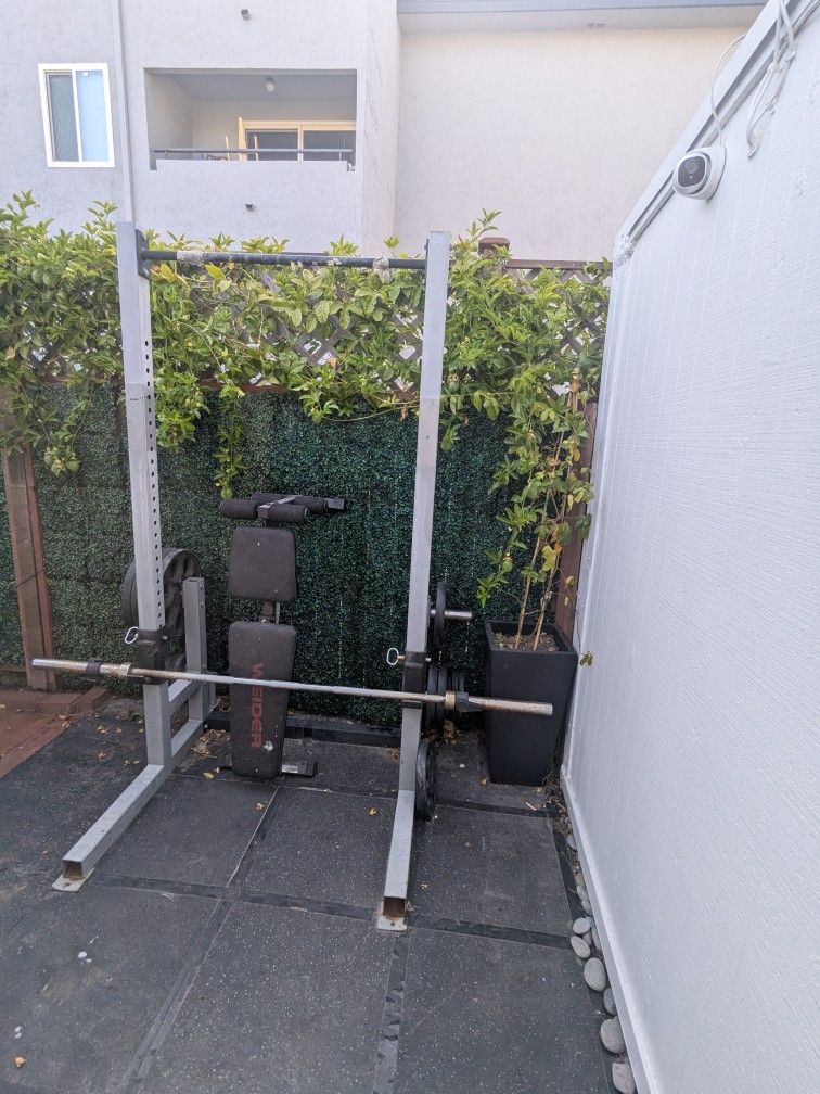 Weight Rack & Bench