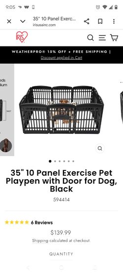Puppy play pen
