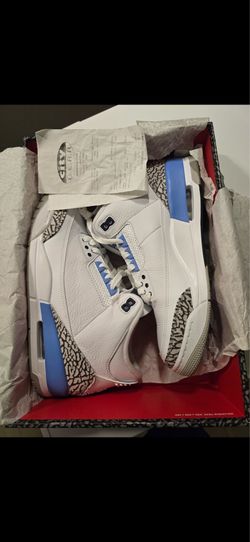 Jordan 3 unc sz10