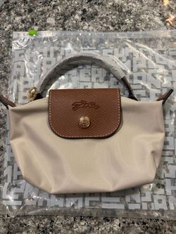 Longchamp Mini Leather Women's Bag with straps tags and plastic bag NEW