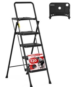 HDTOWER heavy duty 4 step ladder - L81