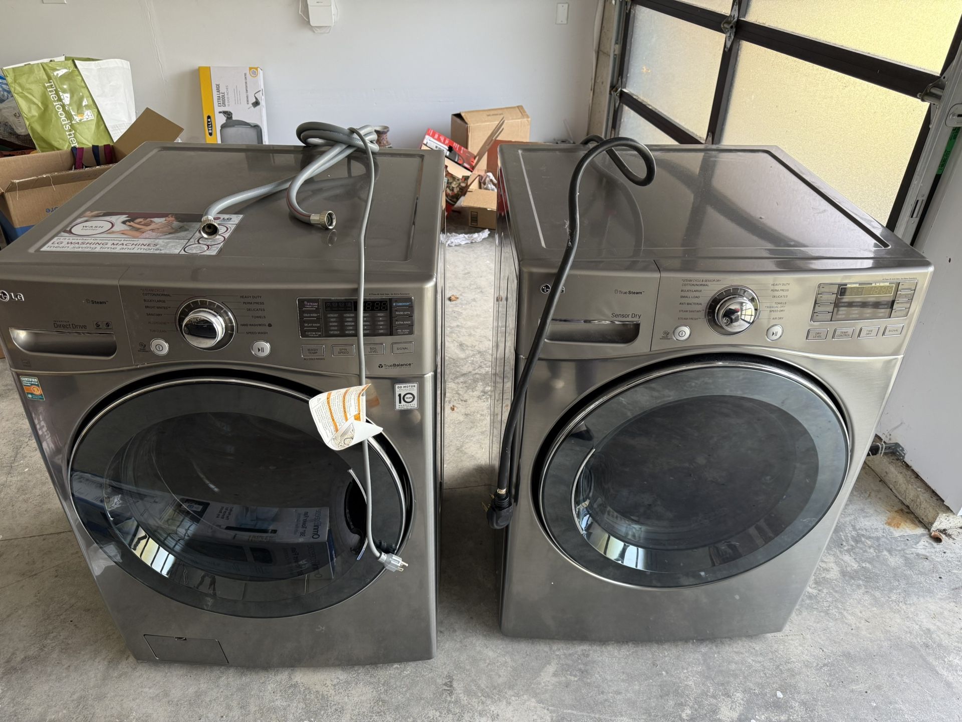 LG washer And Dryer