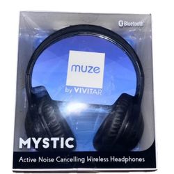 Muze by Vivitar Active Noise Cancelling Wireless Headphones