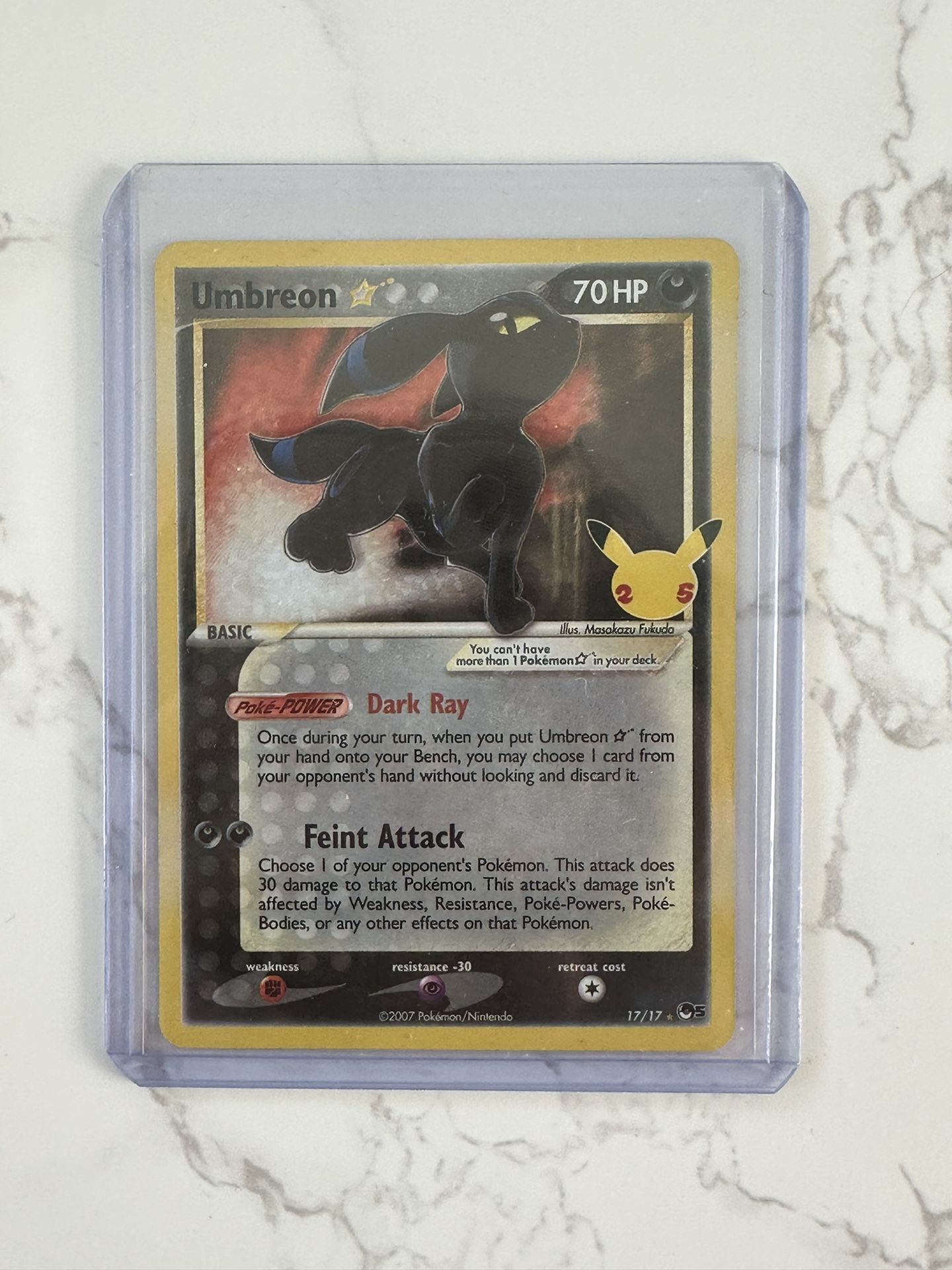 2007 umbreon pokemon card 177: 2007 Pokmon German POP Series 5 17/17 Umbreon Gold Star Trading Card  CGC 8.5 < Trading Card Games: Online Edition, 10 December 2025 < Auctions