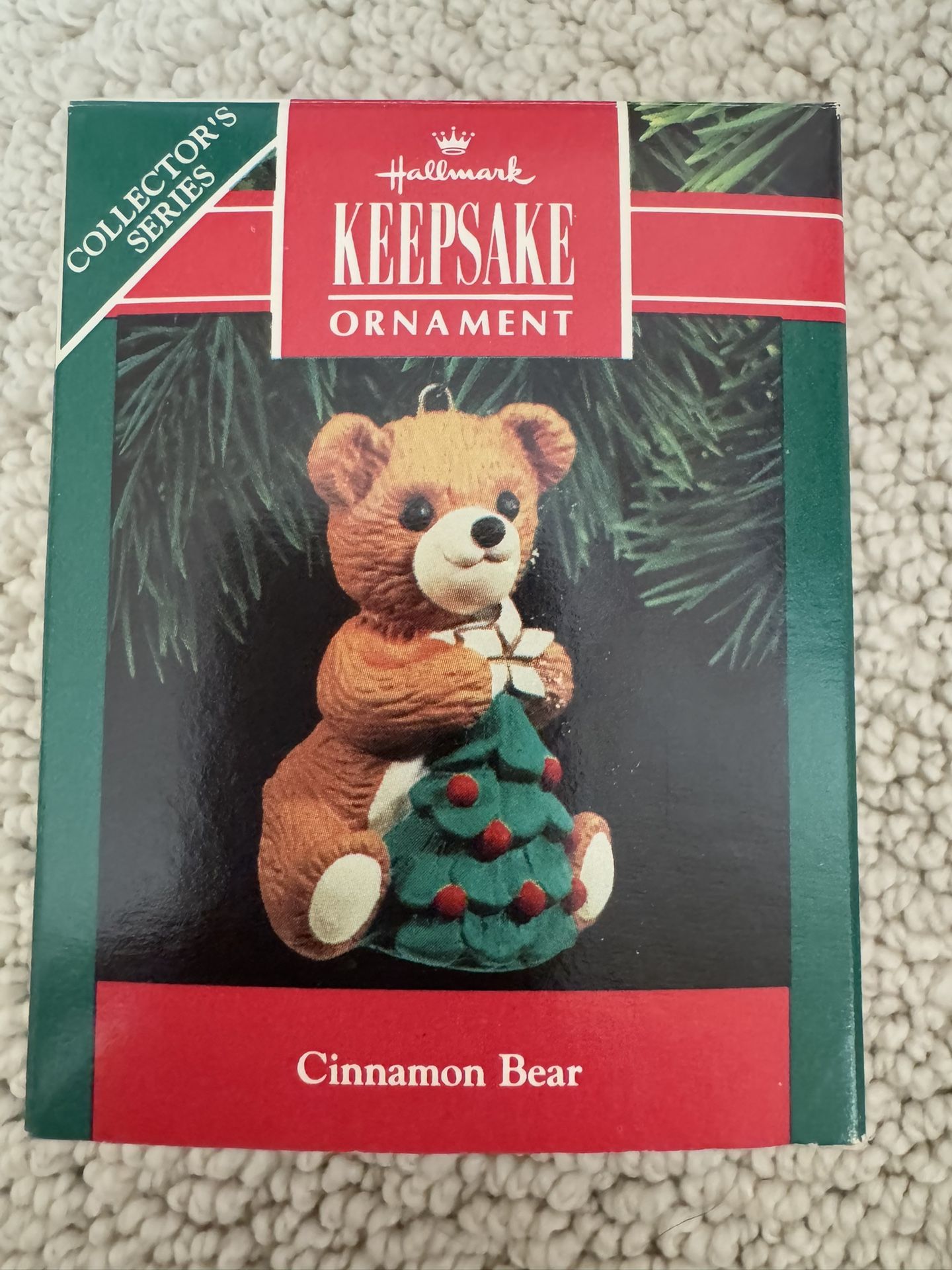 1990 Hallmark Keepsake Christmas Ornament “Cinnamon Bear” 8th In A Series