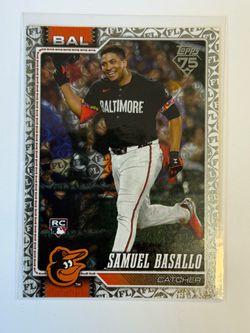 2026 Topps Series 1 Samuel Basallo #104 Spring Training (RC) Baltimore Orioles