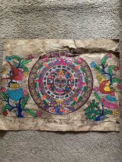 Hand made Myon calendar Made On Prison Lunch Bag