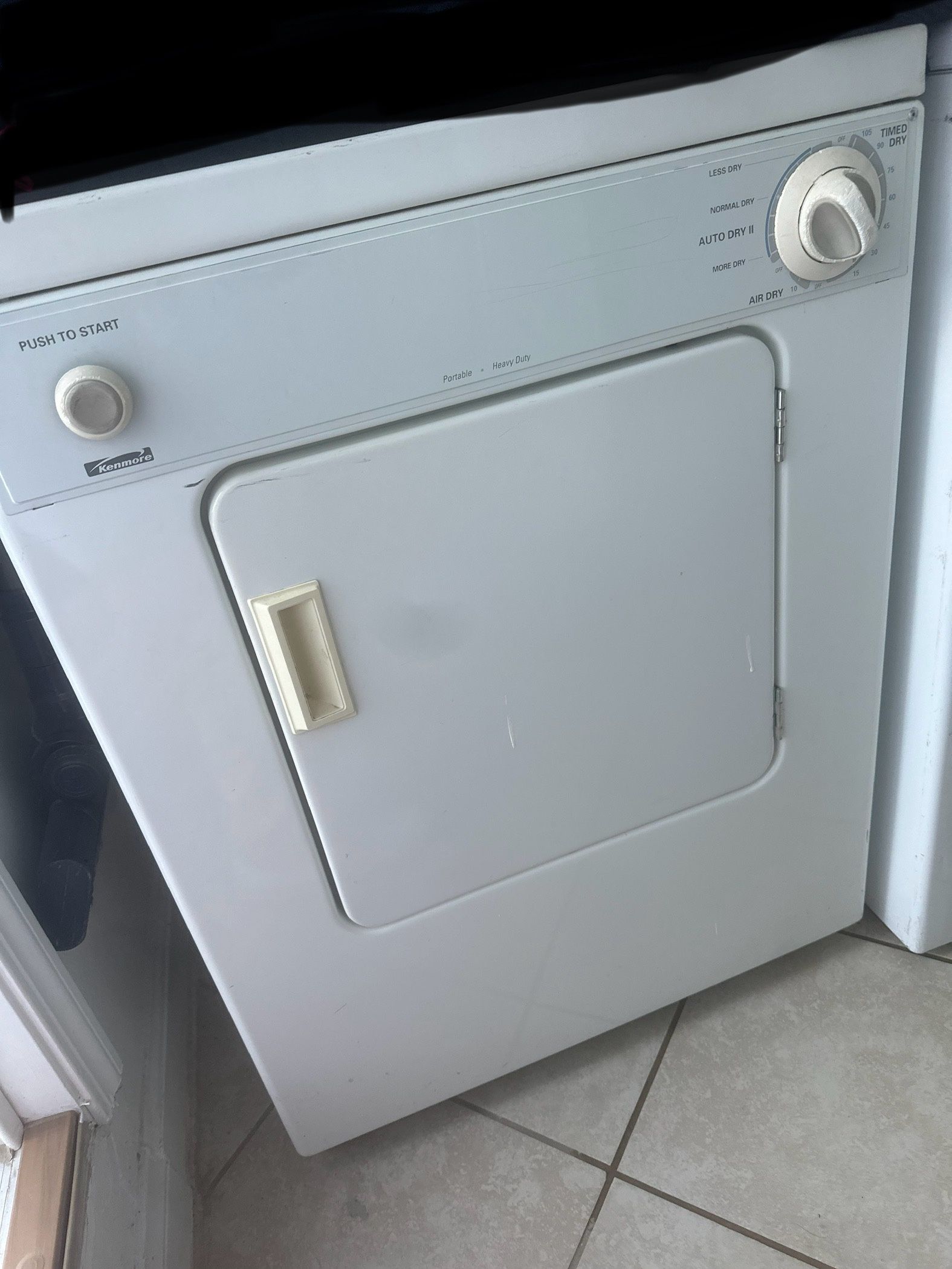 Kenmore Dryer ( Space Saving )