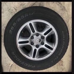 1 X 265/65r17 6x5.5 6x139.7 Stock Lexus Gx470 Gx460 Rims Wheels Tacoma 4Runner Yukon Tire!!!!!!!!!!!!!!