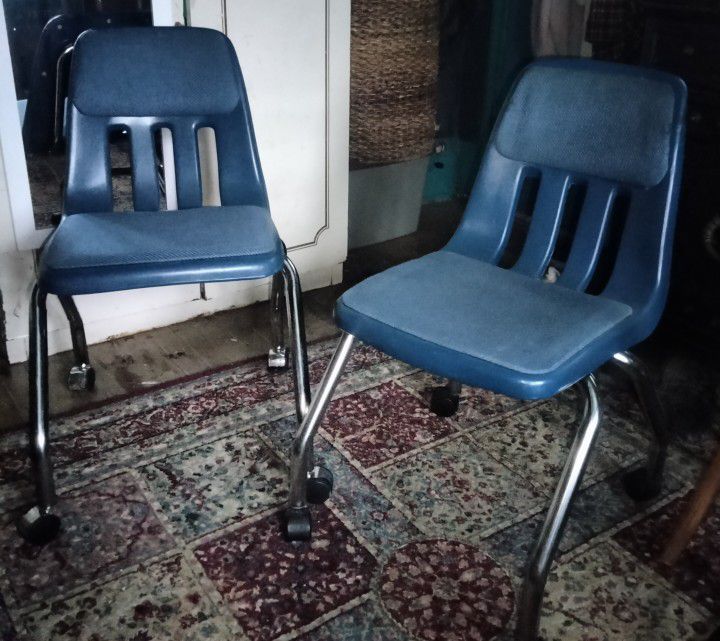 Vintage Classroom Chairs 