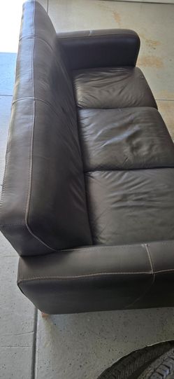 Leather sofa
