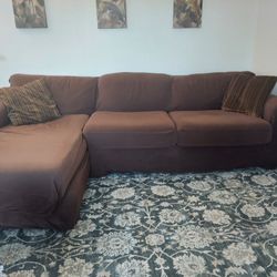 Sectional Sofa Brown