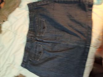 Skorts plus size denim