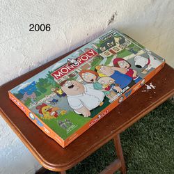 Vintage! 2006 Parker Brothers Monopoly Board Game Family Guy Collector’s Edition