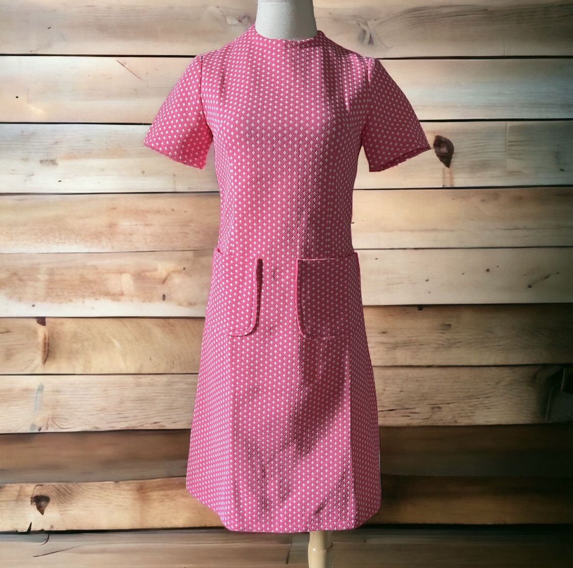 Vintage Pink Tunic Dress