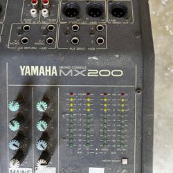 Yamaha MX 200 Mixing Board