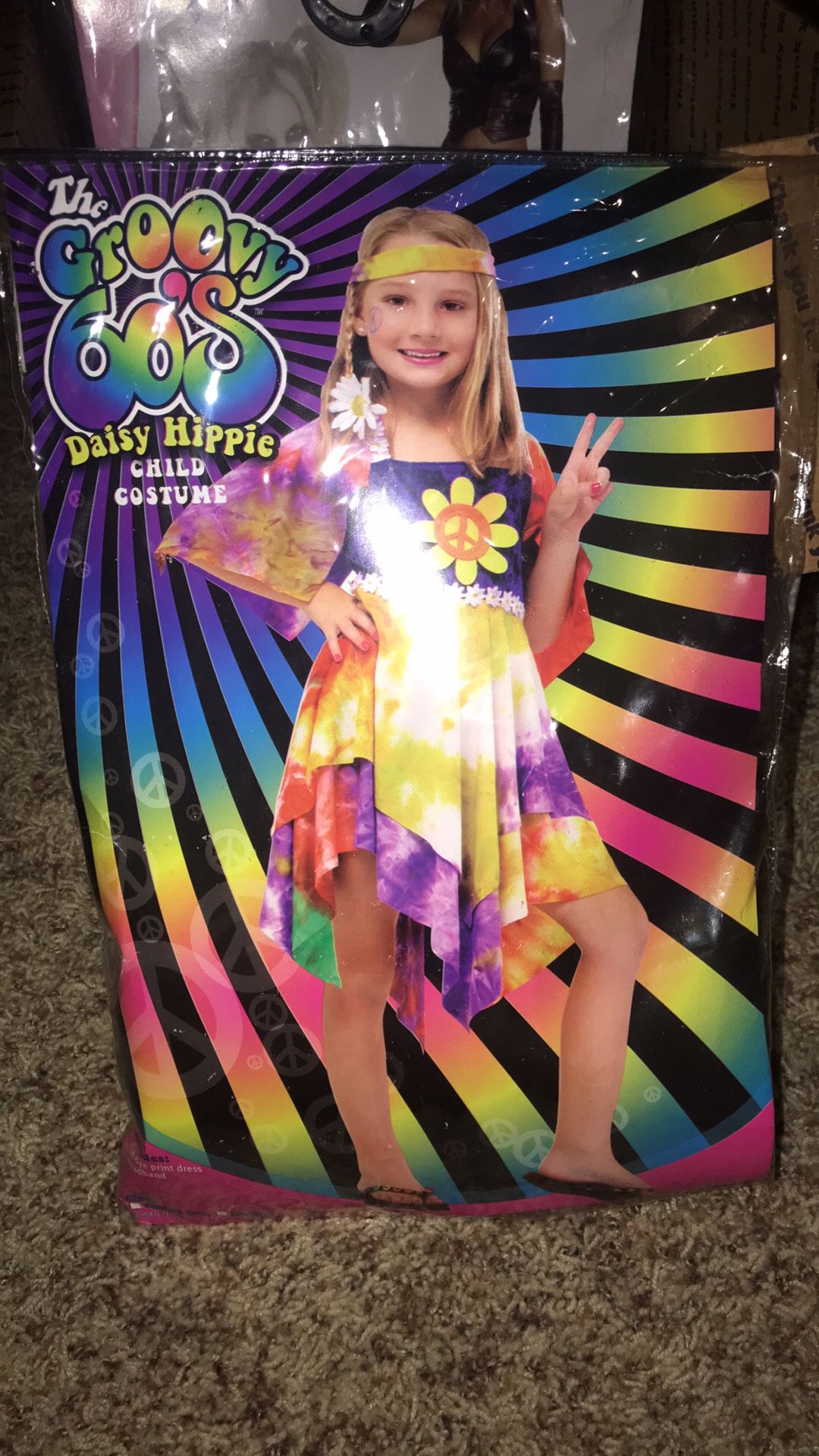 Hippie Halloween Costume Girl's Brand New Large for Sale in Greensburg