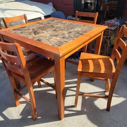 Table  with 4 Chairs 