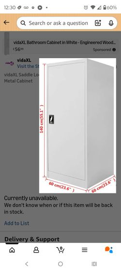 Cool Metal Storage Cabinet (NEW IN BOX)