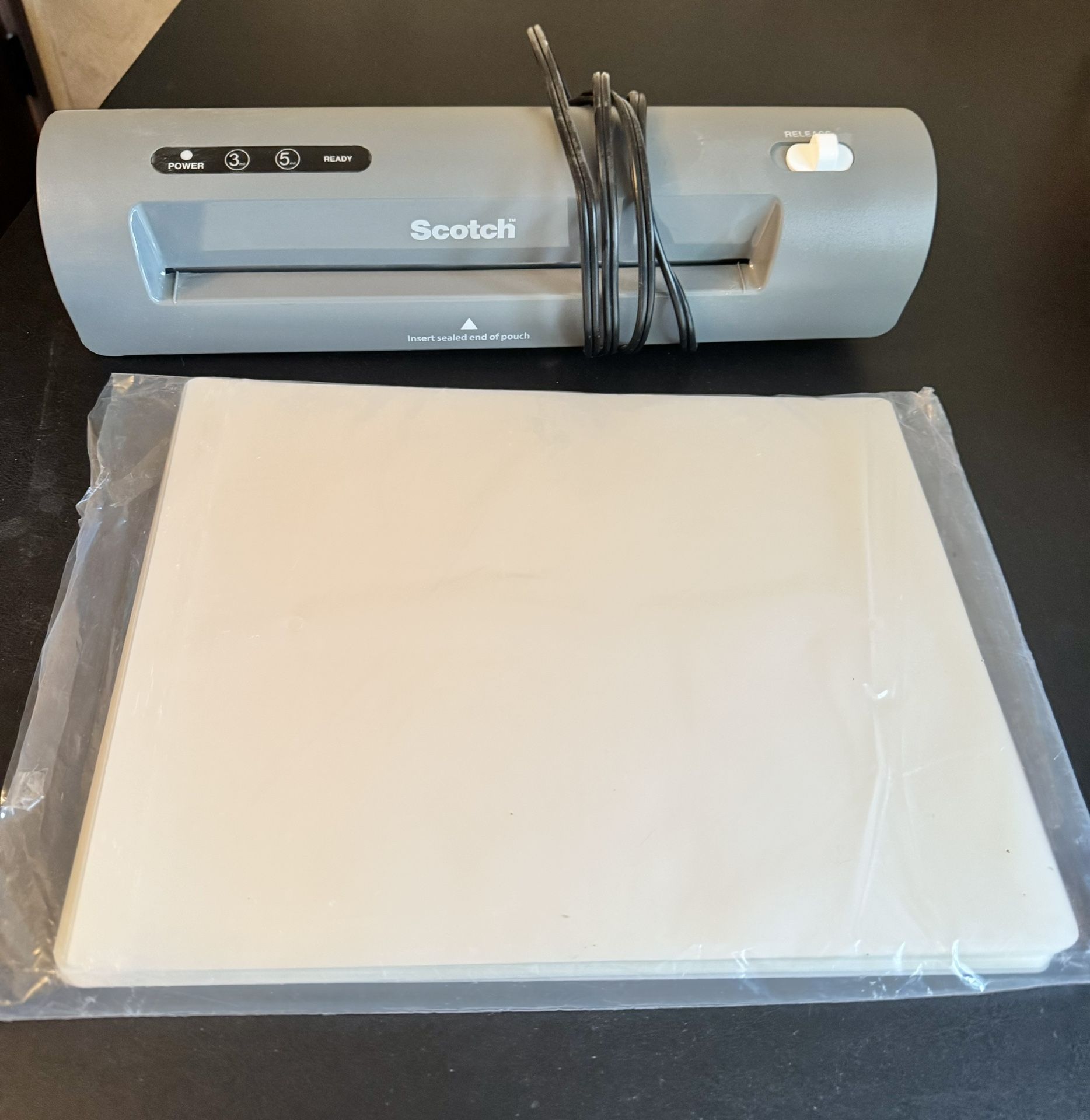 Scotch Thermal Laminator-laminates up to 9” wide