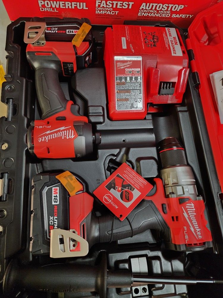 MILWAUKEE M18 IMPACT & DRILL FUEL BRUSHLESS $349