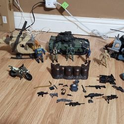 Toy Soldiers And Equipment.