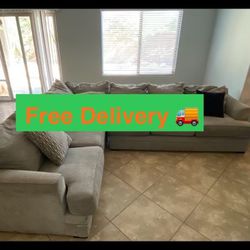 Plush & Soft L-Sectional Couch - Same Day Free Delivery