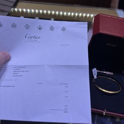 Cartier love Bracelet Rose Gold Small
