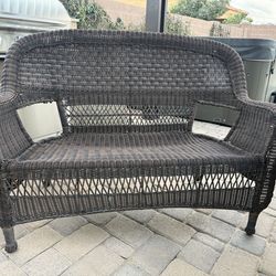 Wicker Bench for sale