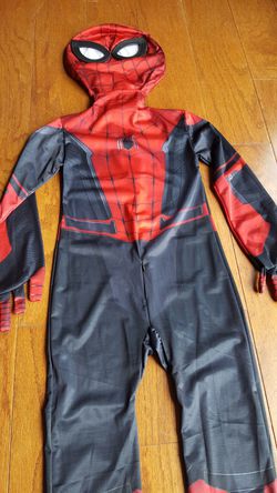 USA Spider-Man: Far From Home Costume Jumpsuits Kids Spandex Bodysuits Size Med