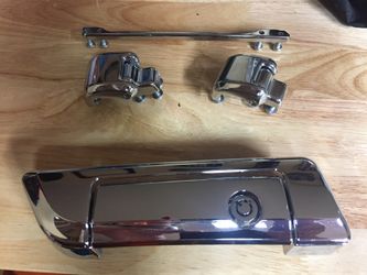 Harley Davidson oem tour pak hinges and latch kit chrome for
