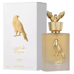 Lattafa Perfumes Shaheen Gold for Unisex Eau De Parfum Spray, 3.4 Ounce