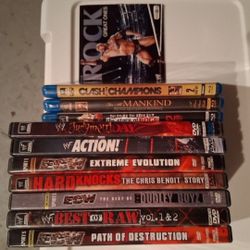 Pro Wrestling DVD And Bluray Wwe Wcw Ecw