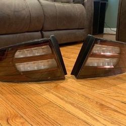 2004 Acura TL Tail Lights Red Smoked OEM Style