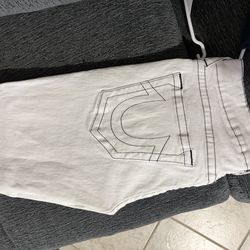 True Religion White Jeans (Relaxed Straight)