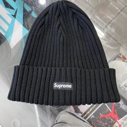 Supreme Overdyed Beanie Black