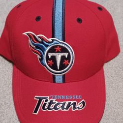Tennessee Titans Hat Cap Snapback Red Cam Ward 