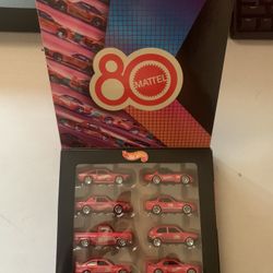80th Anniversary Hotwheels 8 Pack