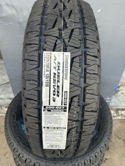 275/70/18LT New Set Of Bridgestone AT Tires Installed 