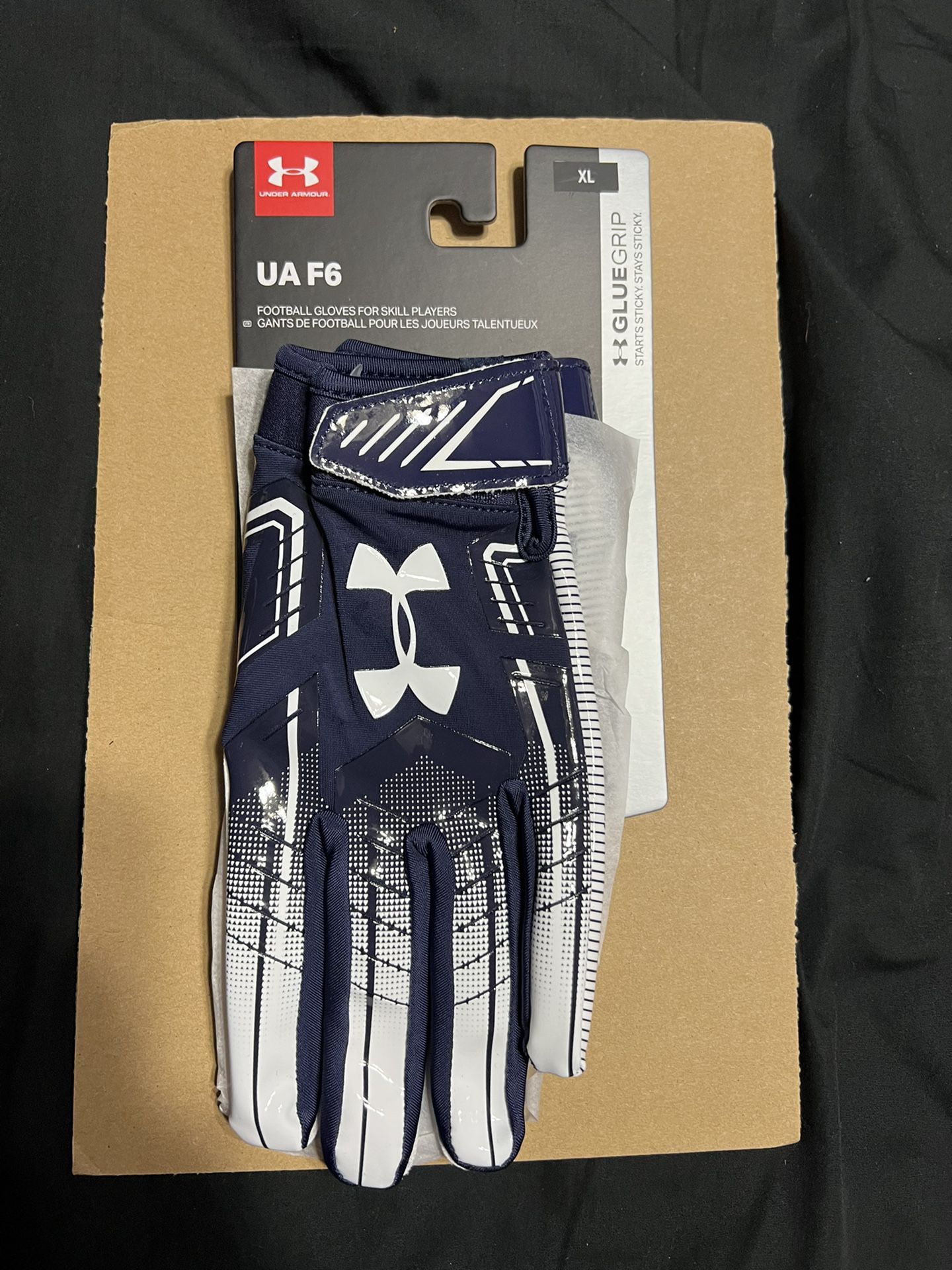 Under Armour UA F6 Receiver Gloves (Adult XL)