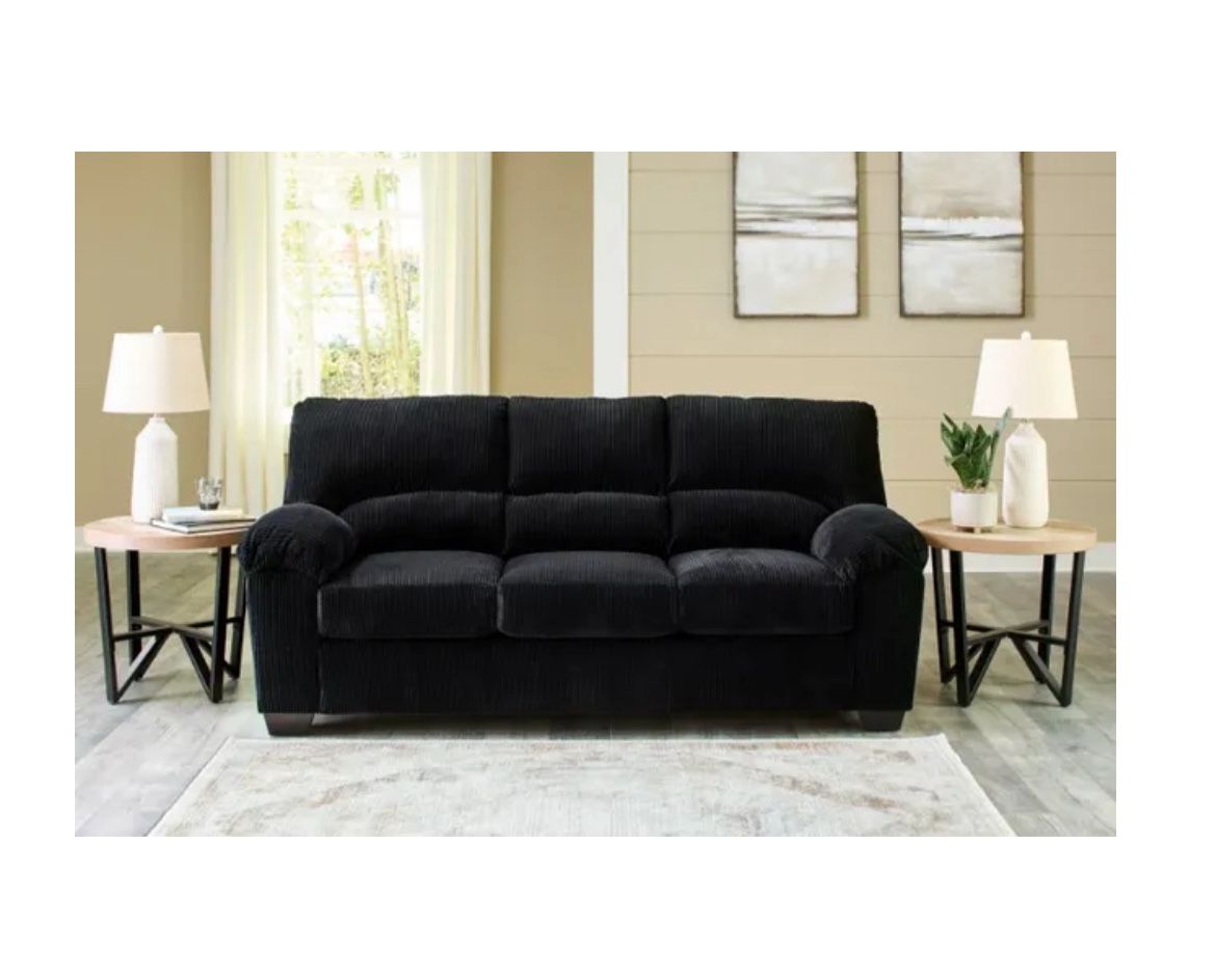 Black Couch Ashley Furniture Sofa 