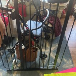 Gate black, extra tall walk-through