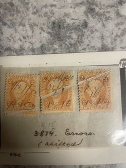 Rare 1800’s George Washington Error Stamps….100$