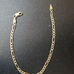14k Yellow Gold Mens/teens Bracelet