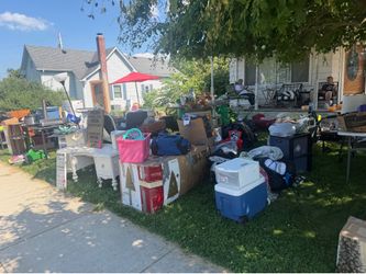 Yard sale last day everything must go