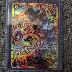 One Piece OP13 Sabo SEC Card
