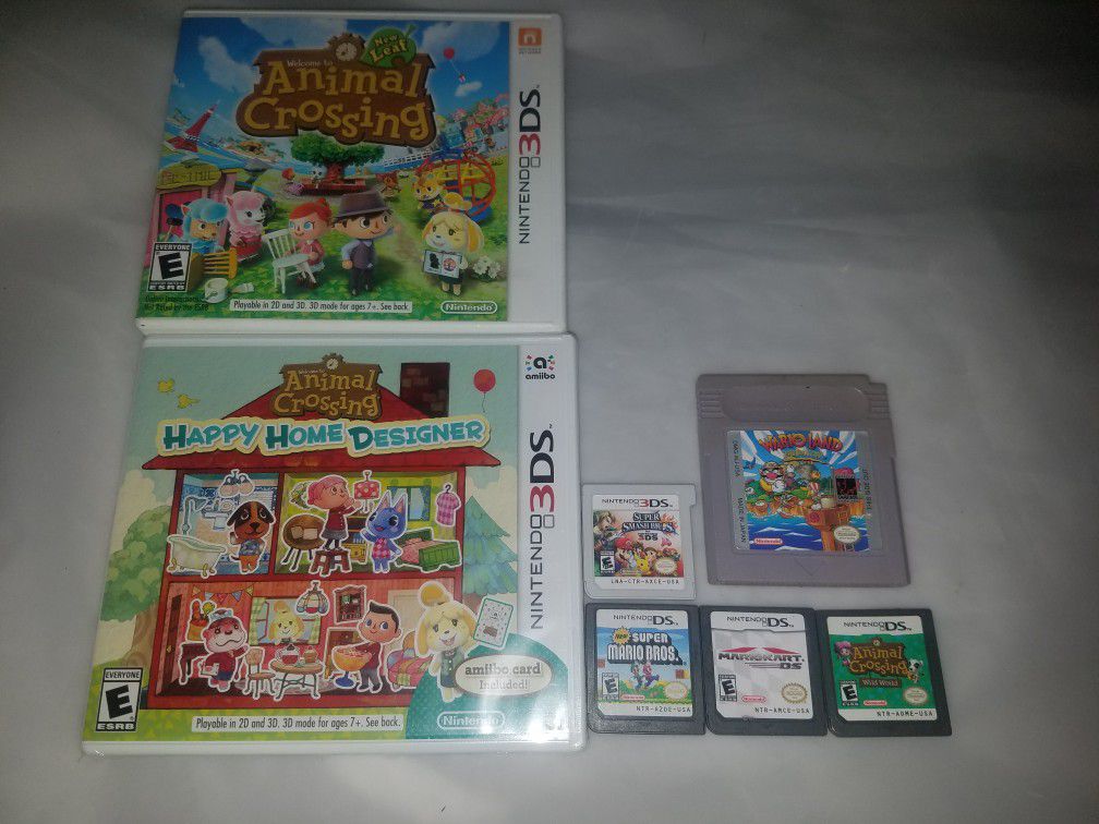Nintendo 3ds, Ds, gameboy games