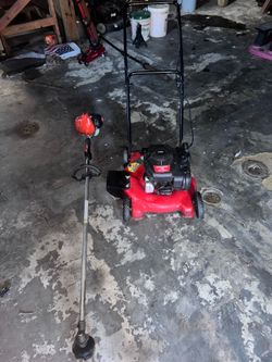 Lawnmower and weedeater