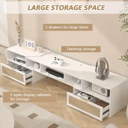 Tv Stand With Swivel Cabinets