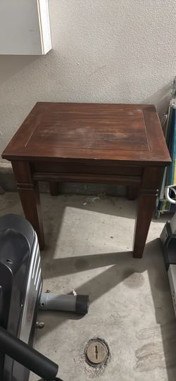 Wooden End Table